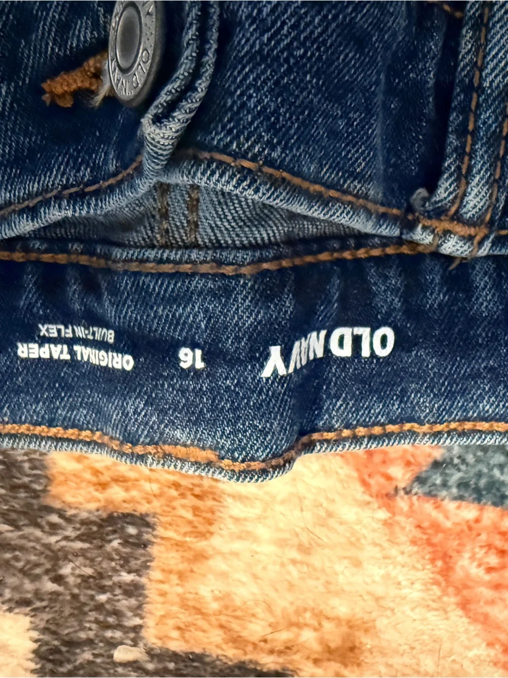 Old Navy Dark Blue Kids Straight-Leg Jeans